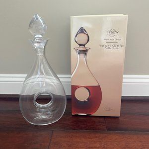 Lenox Crystal Wine Decanter Tuscany Classics Collection - NWT